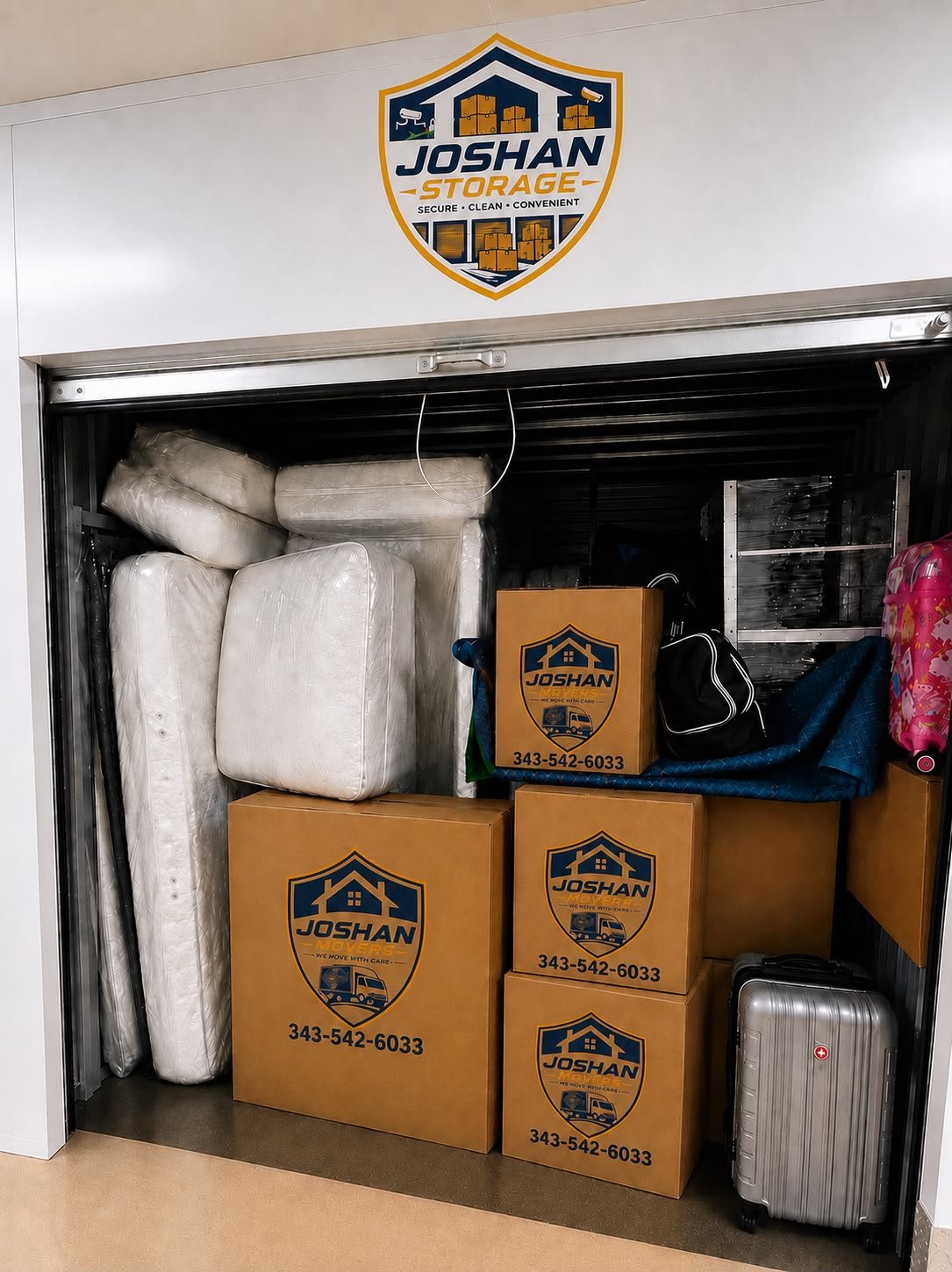 Movers carrying boxes